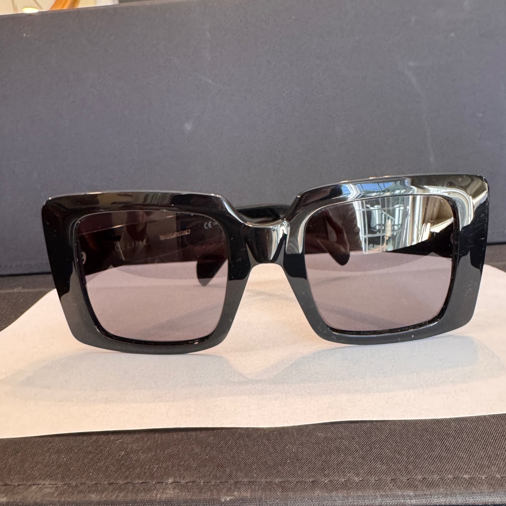 Rare Celine Black Square Sunglasses